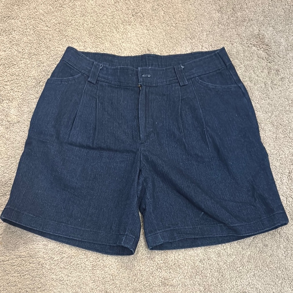 🔟DEAL…High Waist Blue Shorts with Classic Design